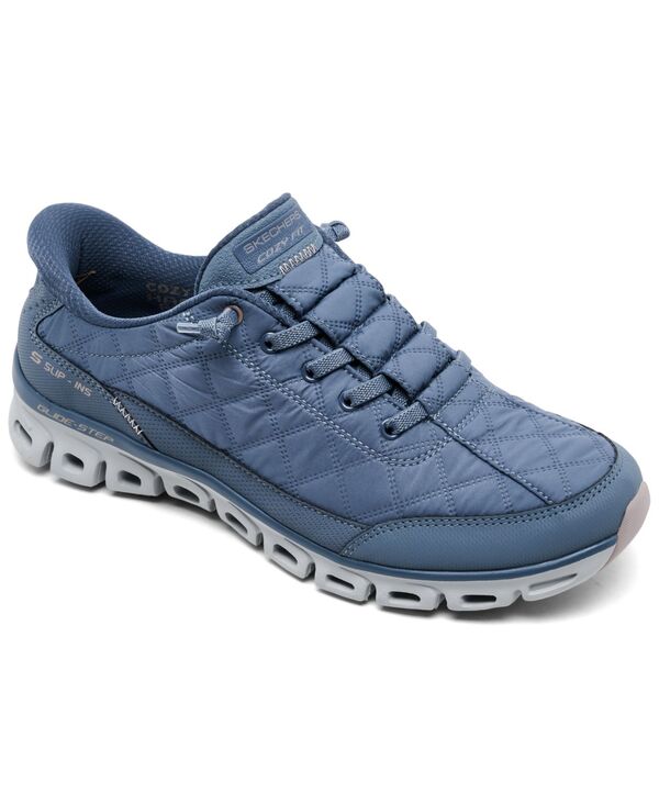 【送料無料】 スケッチャーズ レディース スニーカー シューズ Women's Slip-Ins: Glide-Step - Cozy Fit At Ease Athletic Walking Sneakers Slate