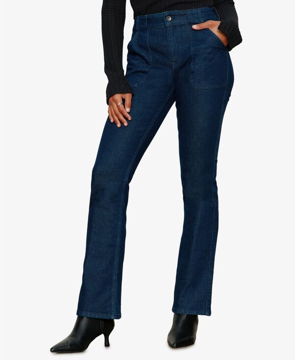 【貨物輸送無料】 駆け込み寺 レディース ブーツ・レインブーツ シューズ Women\u0027s Hayden Mid Rise Bootcut Jeans Plot Twist その他-ブーツ-レディース靴