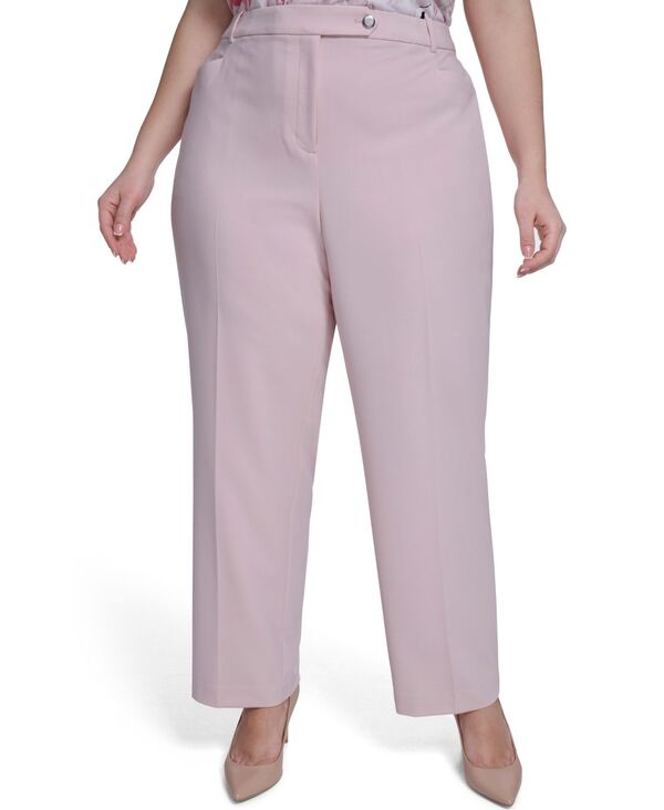 【送料無料】 カルバンクライン レディース カジュアルパンツ ボトムス Plus Size Modern Fit Pants Petal 18,706円