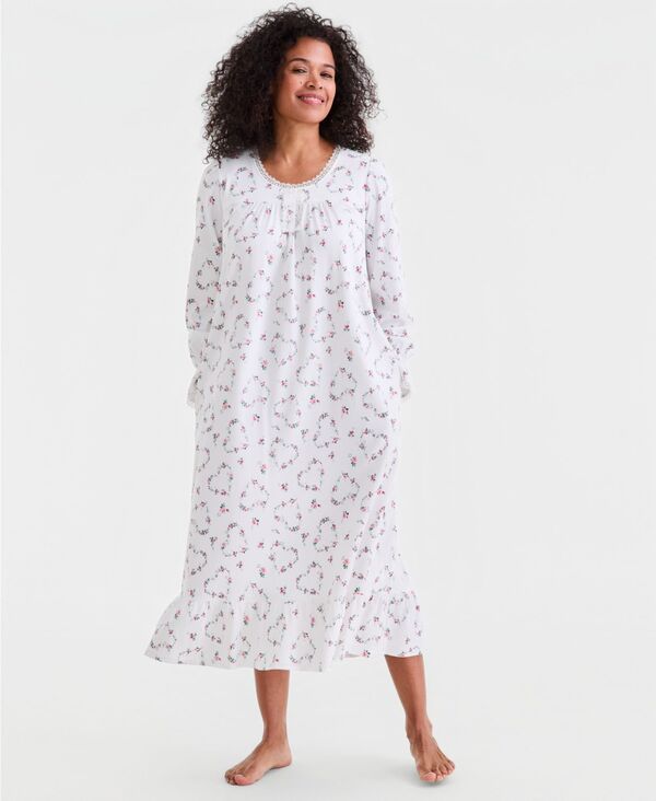 【送料無料】 チャータークラブ レディース ナイトウェア アンダーウェア Women's Cotton Printed Nightgown Floral Valentin 16,786円