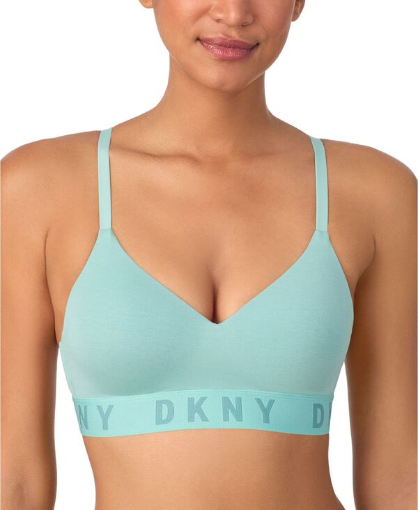 【送料無料】 ダナ キャラン ニューヨーク レディース ブラジャー アンダーウェア Women's Cozy Boyfriend WireFree Bra DK4518 Aquifer