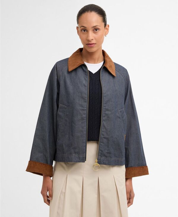 【送料無料】 バブアー レディース ジャケット・ブルゾン アウター Women's Freckleton Casual Jacket Indigo