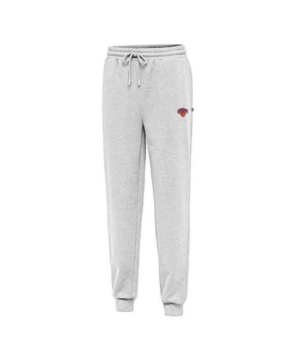 【送料無料】 アンティグア メンズ カジュアルパンツ ボトムス Men's Heather Gray New York Knicks Idol Jogger Pants Heather Gray