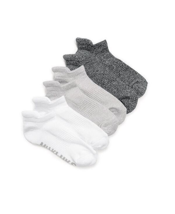 【送料無料】 ムクルクス レディース 靴下 アンダーウェア Women's Low Cut Ankle Compression Socks 6 Pair Pack Neutral