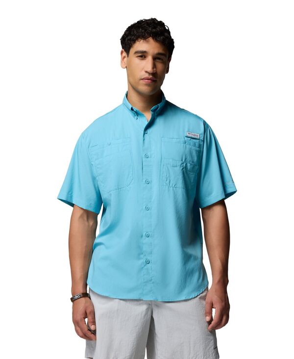 【送料無料】 コロンビア メンズ シャツ トップス Men's Tamiami II Short-Sleeve Shirt Vintage Blue｜ReVida 店