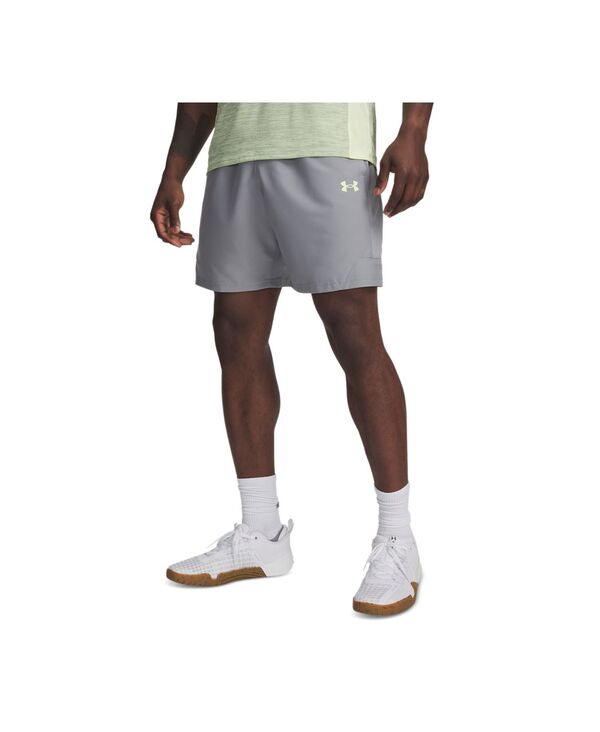 【送料無料】 アンダーアーマー メンズ ハーフパンツ・ショーツ ボトムス Men's Tech Utility Regular-Fit Shorts Steel