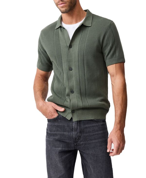 【送料無料】 ロッドアンドグン メンズ ポロシャツ トップス Men's Cobb River Knit Polo Shirt Forest