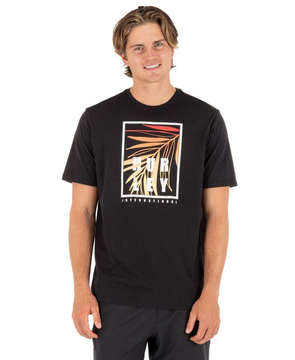 【送料無料】 ハーレー メンズ Tシャツ トップス Men's Regular-Fit Round Neck T-Shirt Black 7,686円