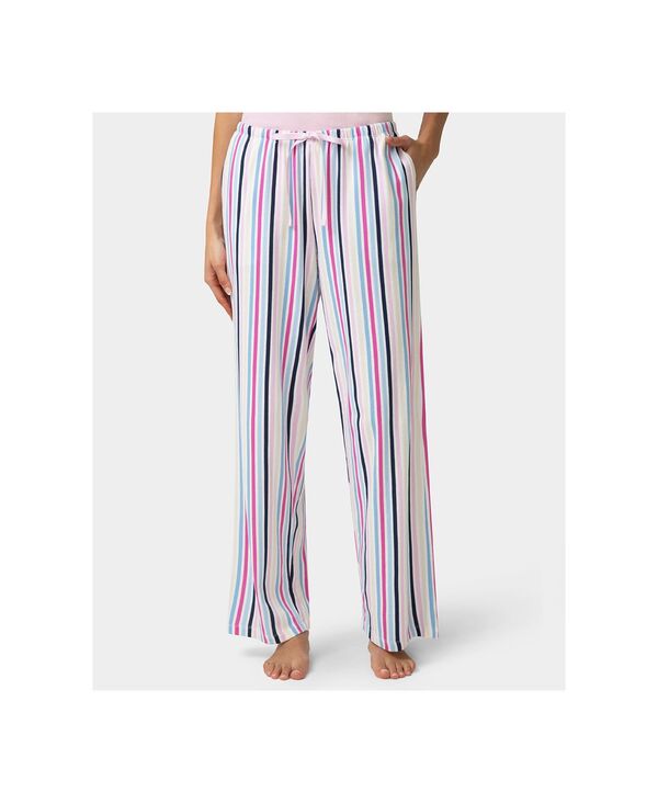 【送料無料】 ヒュー レディース ナイトウェア アンダーウェア Plus Size Mid-Rise Pajama Pants Bright White