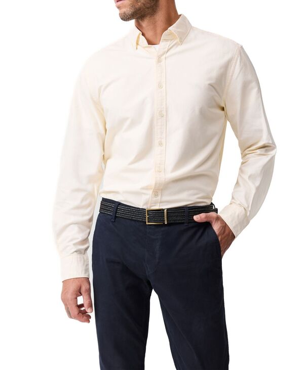 【送料無料】 ロッドアンドグン メンズ シャツ トップス Men's Cambridge Long Sleeves Cotton Shirt Lemon|ReVida 店