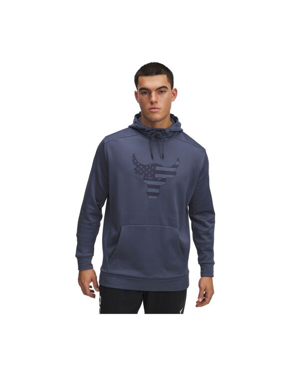 【送料無料】 アンダーアーマー メンズ パーカー・スウェット アウター Project Rock Freedom Long-Sleeve Hoodie Navy 17,375円