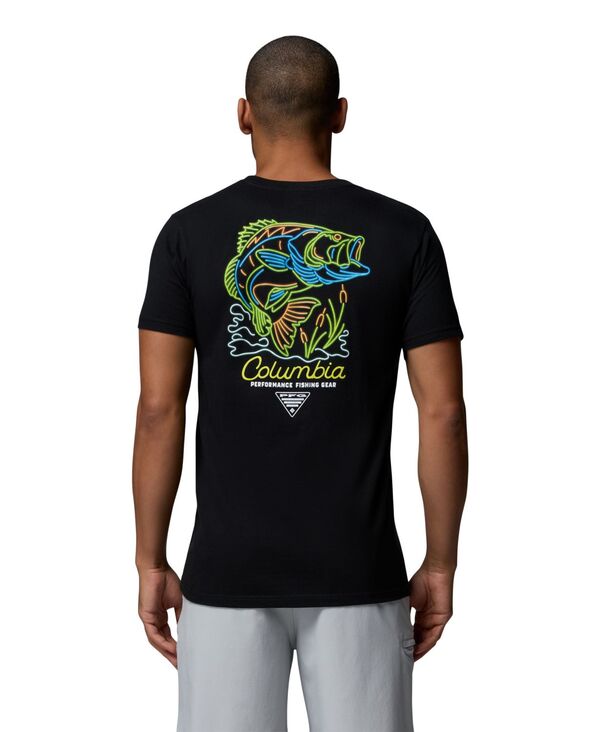 【送料無料】 コロンビア メンズ Tシャツ トップス Men's Neonia Short-Sleeve Graphic T-Shirt Black
