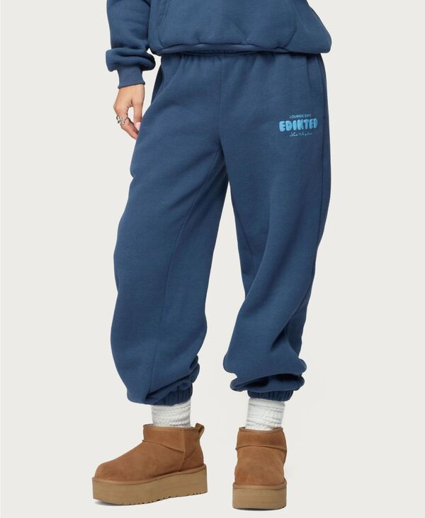 【送料無料】 アディクテッド レディース カジュアルパンツ ボトムス Women's Lounge Edit Sweatpants Navy|ReVida 店