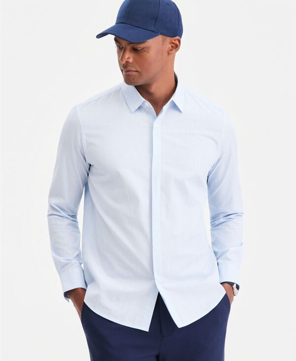 【送料無料】 アルファニ メンズ シャツ トップス Aflani Men's Luke Cotton Long-Sleeve Button Shirt Croquis|ReVida 店