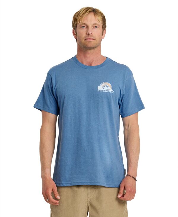 【送料無料】 クイックシルバー メンズ Tシャツ トップス Men's Wave Primitive Short-Sleeve T-Shirt Riviera heather