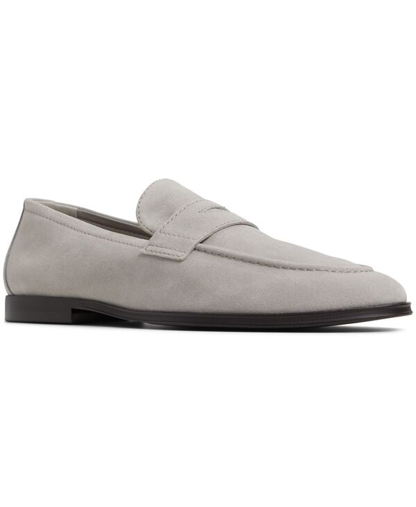 【送料無料】 アルド メンズ スリッポン・ローファー シューズ Men's Journey Leather Loafers Light Gray