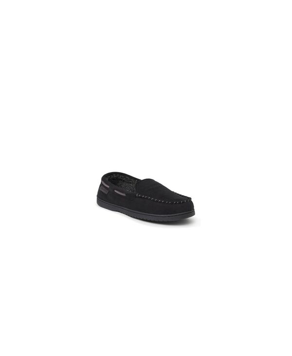 【送料無料】 ディアフォームズ メンズ サンダル シューズ Men's Keaton Microsuede Moccasin House Shoe Slipper Black