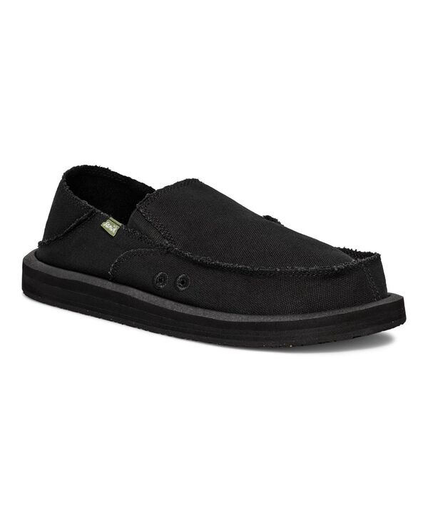 【送料無料】 サヌーク メンズ スリッポン・ローファー シューズ Men's Donny Loafers Blackout|ReVida 店