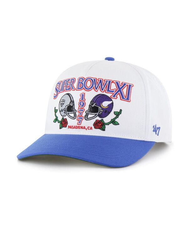 【送料無料】 47ブランド メンズ 帽子 アクセサリー Men's White/Royal NFL Multi-Team Throwback Dueling Logos Adjustable Hitch Hat White Royal 10,485円