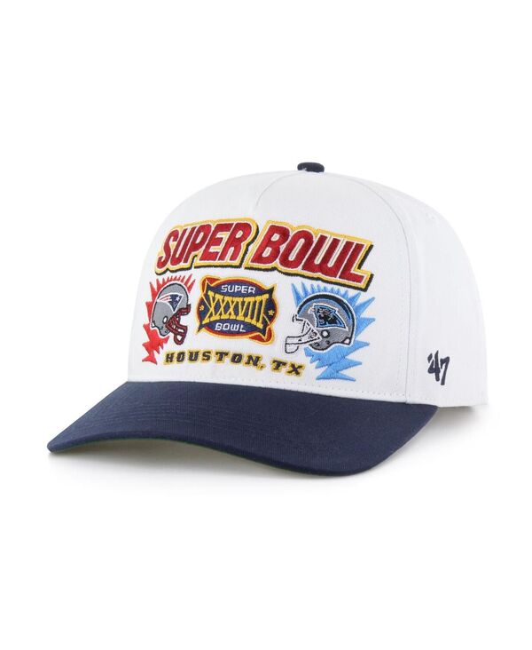 【送料無料】 47ブランド メンズ 帽子 アクセサリー Men's White/Navy NFL Multi-Team Throwback Dueling Logos Adjustable Hitch Hat White Navy