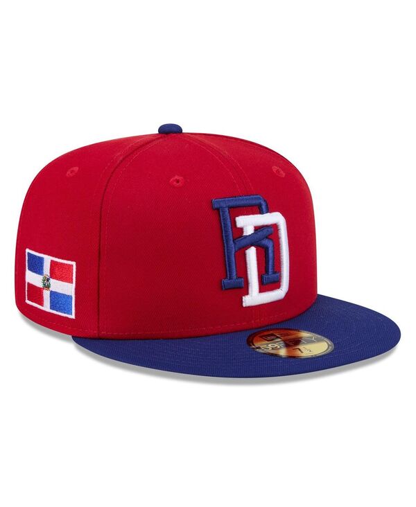 【送料無料】 ニューエラ メンズ 帽子 アクセサリー Men's Red/Blue Dominican Republic Baseball 2026 World Baseball Classic 59FIFTY Fitted Hat Red Blue