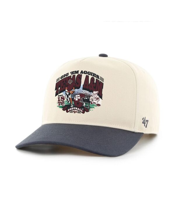 【送料無料】 47ブランド メンズ 帽子 アクセサリー Men's Natural Texas A&M Aggies Unstructured Hitch Hat Natural