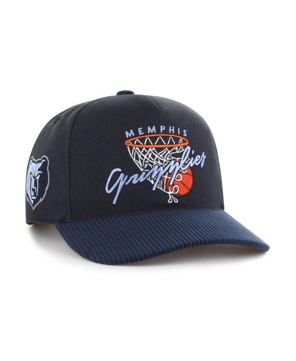 【送料無料】 47ブランド メンズ 帽子 アクセサリー Men's Navy Memphis Grizzlies Nothing But Net Hitch Adjustable Hat Navy 10,765円