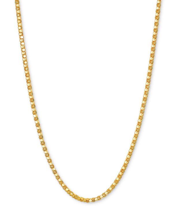 【送料無料】 イタリアン ゴールド レディース ネックレス・チョーカー・ペンダントトップ アクセサリー 14k Gold Necklace 16" Diamond-Cut Popcorn Chain (1-5/8mm) Gold|ReVida 店