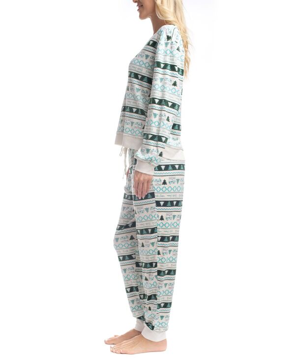 【送料無料】 ムクルクス レディース ナイトウェア アンダーウェア Mountain Vibes PJ Set Christmas Fairisle