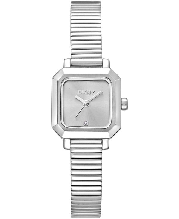 【送料無料】 ダナ キャラン ニューヨーク レディース 腕時計 アクセサリー Women's Silver Dial Stainless Steel Tubogas Bracelet Watch 22mm Silver｜ReVida 店
