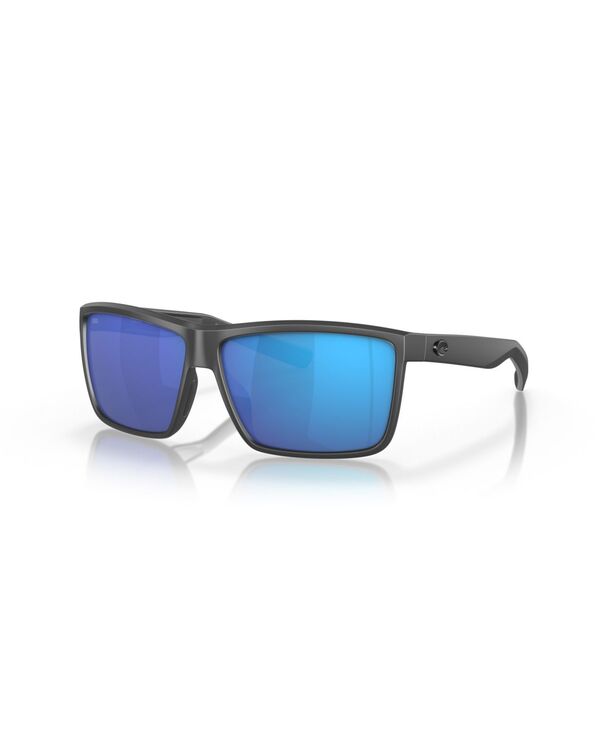 コスタデルマール メンズ 佩び物 サングラス・アイウェア Costa Del Mar Men\u0027s Rinconcito Polarized Sunglasses 6S9016 Matte Gray 薄墨色