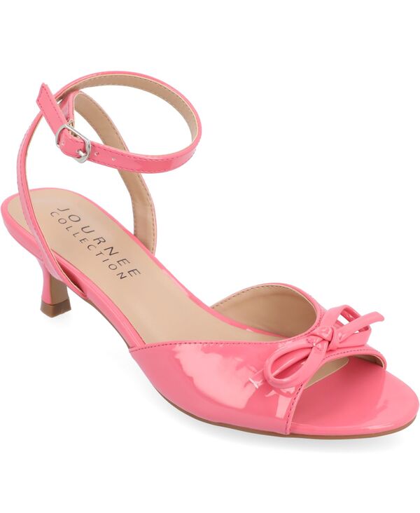 ジュルネ コレクション レディース シューズ サンダル アンクル Journee Collection Women's Jennifer Ankle Strap Sandals Pink ピンク｜ReVida 店