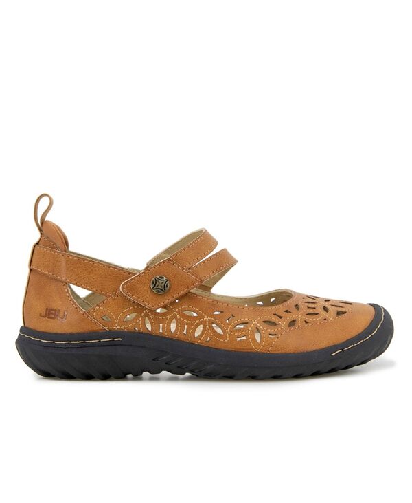 ジャイビーユー レディース シューズ パンプス JBU Women's Bellerosencore Casual Mary Jane Flats Tan タン