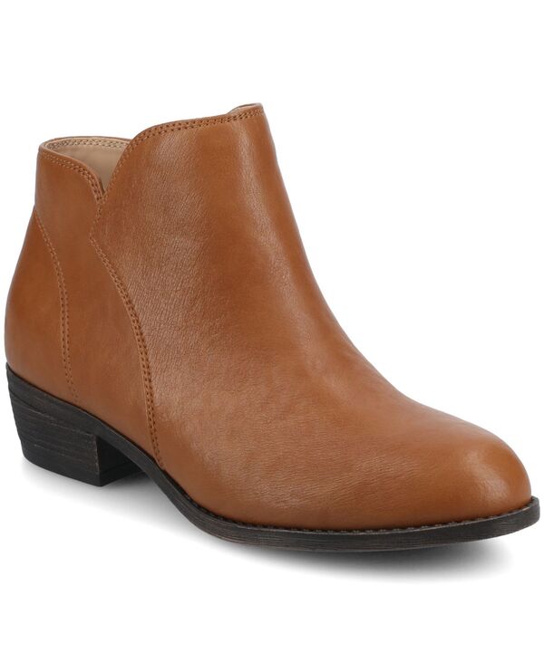 ジュルネ コレクション レディース シューズ ブーツ・レインブーツ アンクル Journee Collection Women'solarah Ankle Booties Tan タン|ReVida 店