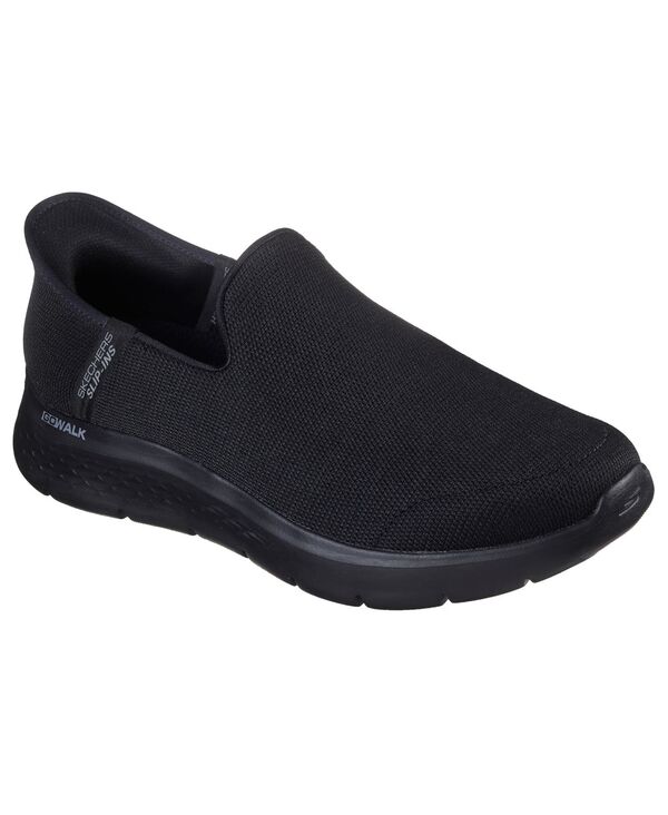 スケッチャーズ メンズ シューズ スニーカー Skechers Men'slip-Ins: GO WALK Flex - Louis Memory Foam Slip-On Wide-Width Casual Sneakers from Finish Line Black ブラック