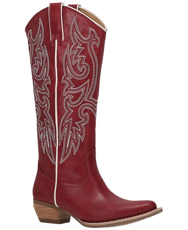 フライ レディース シューズ ブーツ・レインブーツ Frye and Co. Women's Irlene Deco Stitch Knee High Western Boots Dark Cherry｜ReVida 店