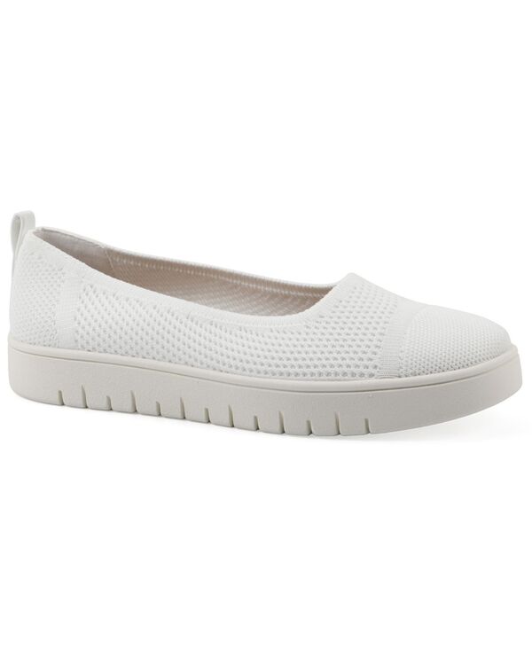 ホワイトマウンテン レディース シューズ スリッポン・ローファー スニーカー White Mountain Women's Naveen FOM Slip-on Sneaker White Fabric ホワイト