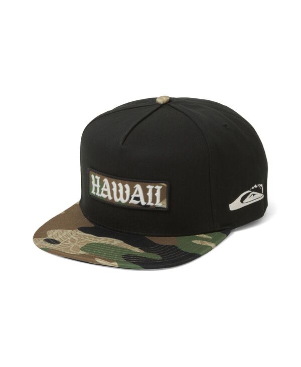 クイックシルバー メンズ アクセサリー 帽子 Quiksilver Men's Adjustable Snapback Hat Black ブラック