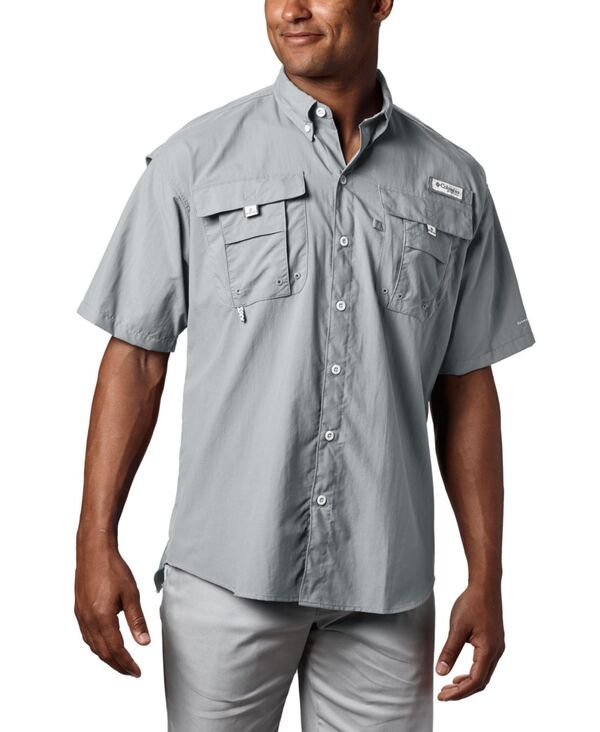 コロンビア メンズ トップス シャツ Columbia PFG Men's Bahama II UPF-50 Quick Dry Shirt Cool Gray グレー