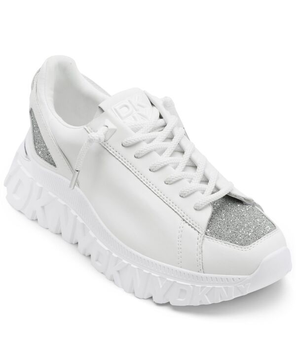 ダナ キャラン ニューヨーク レディース シューズ スニーカー DKNY Women's LaCamp Glitter Sneakers White ホワイト