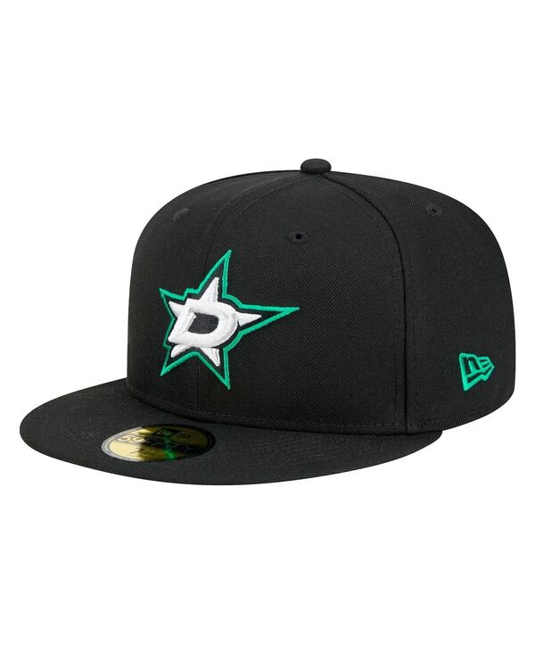 ニューエラ メンズ アクセサリー 帽子 New Era Men's Black Dallastars Core 59FIFTY Fitted Hat Black ブラック｜ReVida 店