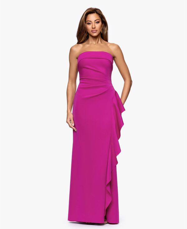 エスケープ レディース トップス ワンピース XSCAPE Women's Long Dress Orchid|ReVida 店