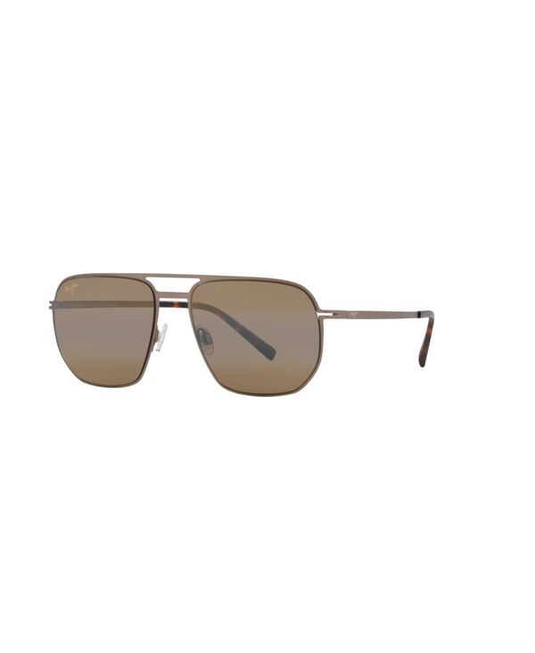 マウイ体育館 レディース 佩び物 サングラス・アイウェア Maui Jim Unisex Sharks Cove Polarized Sunglasses MJ000745 Brown 赤銅色