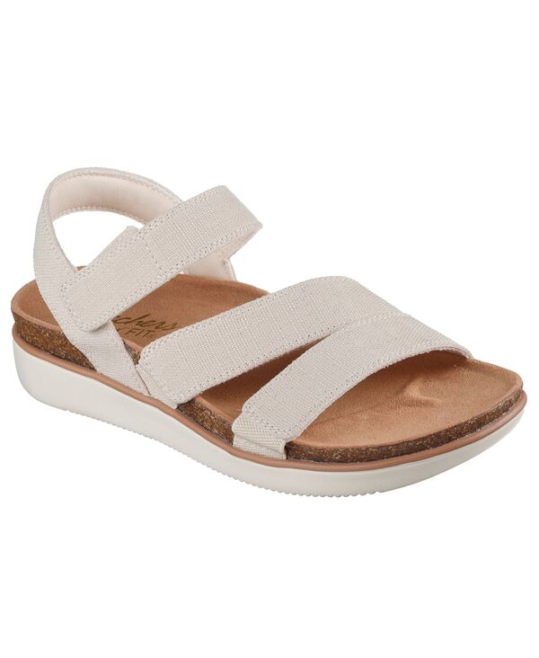 スケッチャーズ レディース シューズ スニーカー 伸び伸びする填まる サンダル Skechers Women\u0027s Relaxed Fit: Lifted Comfort - Dreamy Eyesandals from Finish Line Natural