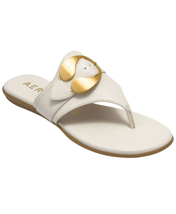 エアロソールズ レディース シューズ スリッポン・ローファー サンダル Aerosoles Women's Glam Slip-On Flat Sandals Eggnog
