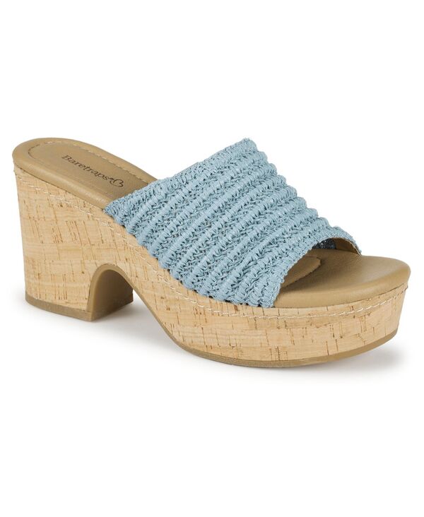 ベアトラップス レディース シューズ スリッポン・ローファー サンダル Baretraps Women\u0027s Teah Slip-On Wedge Sandals Cloud