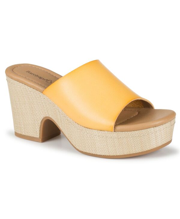 ベアトラップス レディース シューズ スリッポン・ローファー サンダル Baretraps Women\u0027s Teah Slip-On Wedge Sandalsun
