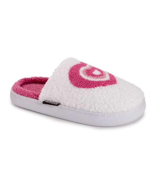 ムクルクス レディース シューズ サンダル MUK LUKS Women's Novelty Scuff Slippers Pink heart ピンク