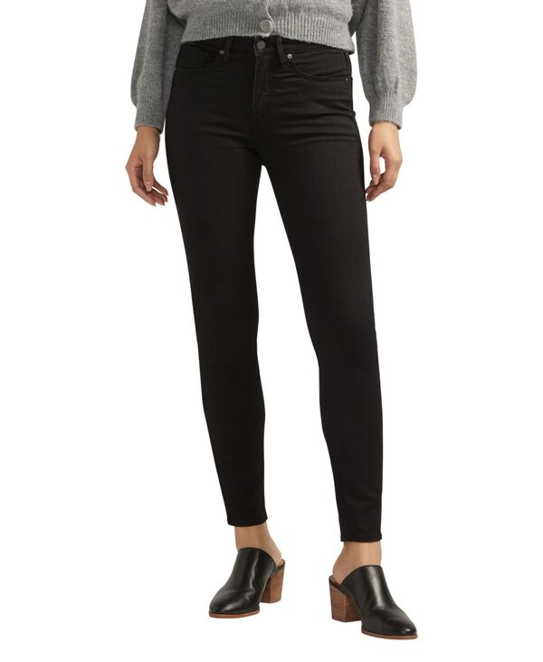 シルバー ジーンズ レディース ボトムス デニムパンツ Silver Jeans Co. Women's Isbister High Rise Skinny Leg Luxe Stretch Jeans Black ブラック