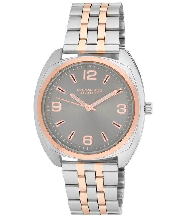 ロンドンフォグ レディース アクセサリー 腕時計 London Fog Unisex Kelticushion Case Two Tone Link Alloy Watch 38mm Two Tone